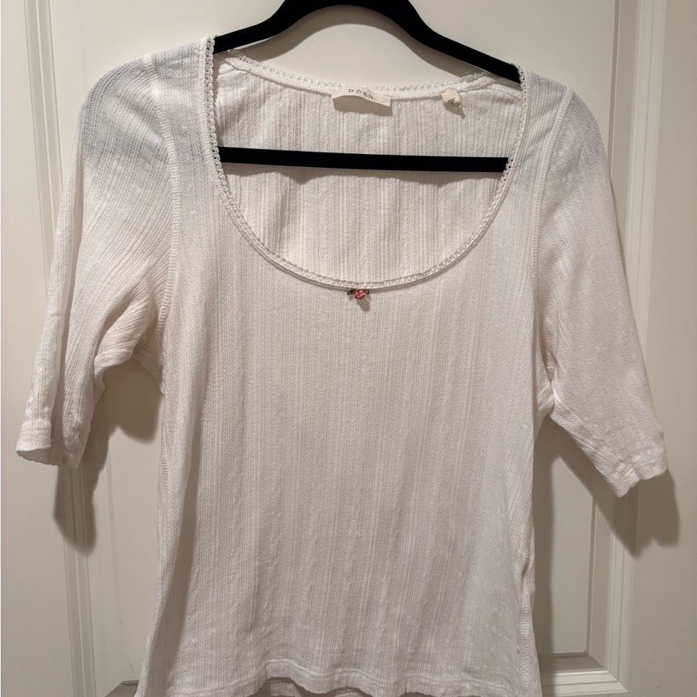 Dôen pointelle tee